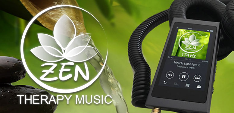 Lecteur et casque audio Zen Therapy Music pour les soins sonores